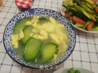 黄瓜鸡蛋汤的做法步骤：7