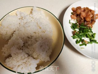 奥尔良鸡肉炒饭的做法步骤：1