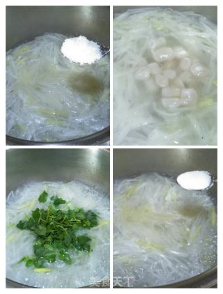 瑶柱白萝卜汤的做法步骤：5