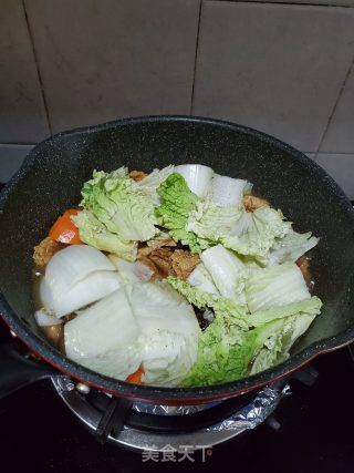 鱼骨胡萝卜白菜煲的做法步骤：11