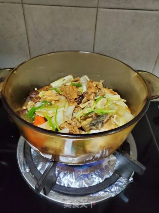 鱼骨胡萝卜白菜煲的做法步骤：17