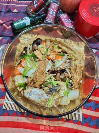 鱼骨胡萝卜白菜煲的做法步骤：19