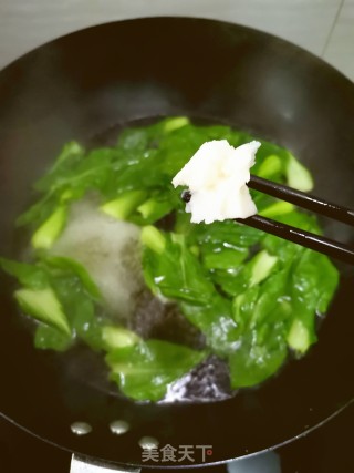 青菜鸡蛋汤的做法步骤：4