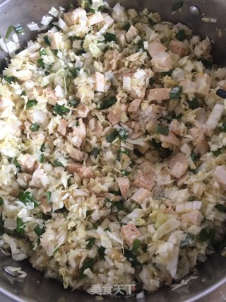 豆腐白菜盒子的做法步骤：2