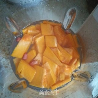 南瓜花生露的做法步骤：3