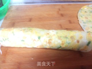 鸡蛋饼卷土豆丝的做法步骤：14