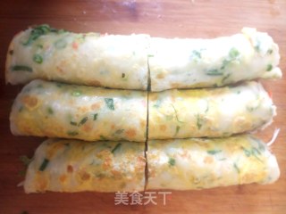 鸡蛋饼卷土豆丝的做法步骤：15