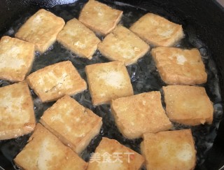 香煎豆腐的做法步骤：1