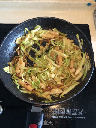 香辣年糕包菜的做法步骤：11