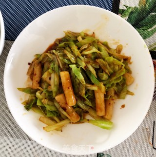 香辣年糕包菜的做法步骤：12