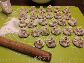 咸蛋香肠烧卖的做法步骤：5