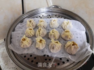 咸蛋香肠烧卖的做法步骤：6