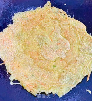胡萝卜鸡蛋饼的做法步骤：4
