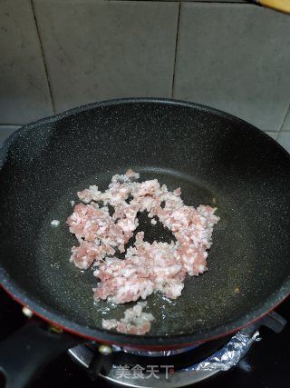 香菇肉末炒四季豆的做法步骤：5