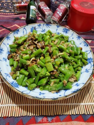 香菇肉末炒四季豆的做法步骤：10