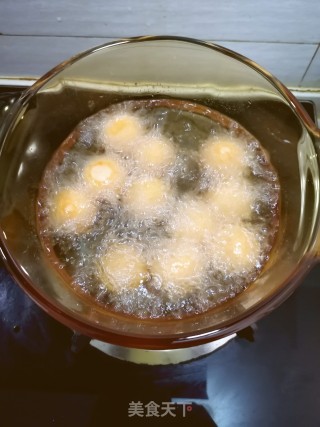 红薯小球的做法步骤：8