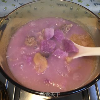 紫山药老鸭汤的做法步骤：3