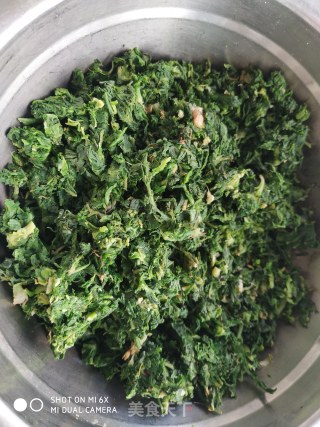 荠菜素水饺的做法步骤：2
