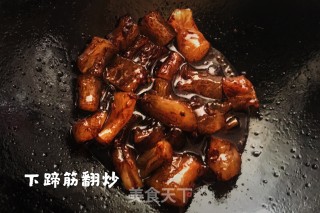 红烧蹄筋虎皮鹌鹑蛋的做法步骤：16