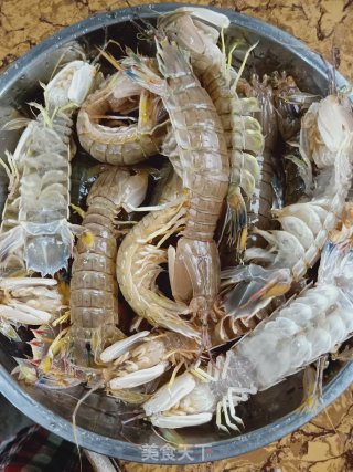清蒸皮皮虾的做法步骤：2