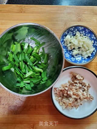 韭菜肉末蚝油豆腐的做法步骤：3
