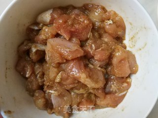 孜然牙签肉的做法步骤：3