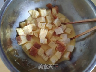 燕麦面包布丁的做法步骤：3