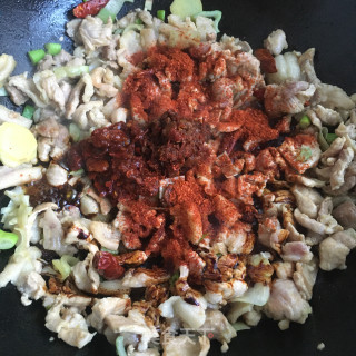 香辣肉片的做法步骤：7