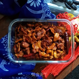 香辣肉片的做法步骤：13