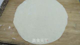 家用烤箱自制肉馅棋子烧饼的做法步骤：4