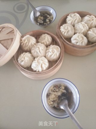 猪肉萝卜肉渣包子的做法步骤：19