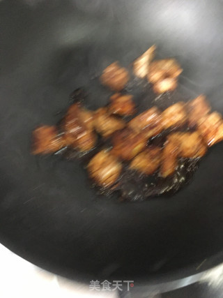 排骨烧素鸡的做法步骤：6