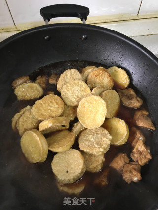 排骨烧素鸡的做法步骤：8