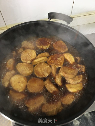 排骨烧素鸡的做法步骤：10
