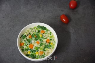 多色蒸蛋（快手早餐）的做法步骤：4