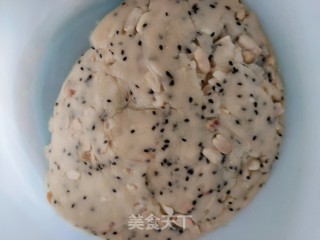 黑芝麻花生桃酥～家庭版的做法步骤：5