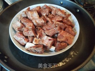 香芋蒸排骨的做法步骤：7