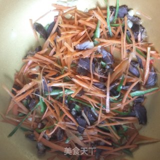 胡萝卜和腊肉的邂逅的做法步骤：6