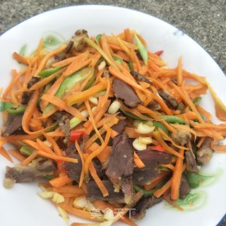 胡萝卜和腊肉的邂逅的做法步骤：7