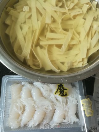 炝拌三素的做法步骤：1