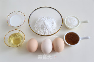 桂花戚风蛋糕的做法步骤：1