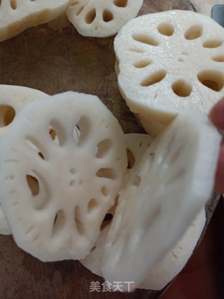 香酥藕夹的做法步骤：3
