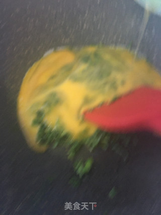 荠菜滑蛋的做法步骤：8