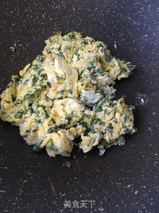 荠菜滑蛋的做法步骤：10