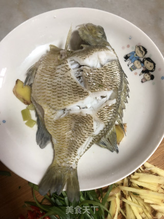 清蒸太阳鱼的做法步骤：7