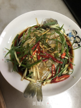 清蒸太阳鱼的做法步骤：9