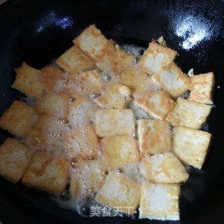 甜辣酱烧豆腐的做法步骤：4