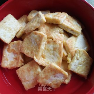 甜辣酱烧豆腐的做法步骤：5