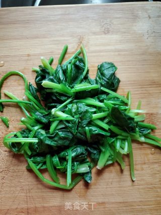 菠菜馒头的做法步骤：3