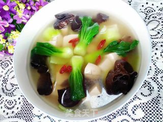 豆腐青菜汤的做法步骤：7